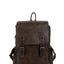 Sac à dos de voyage extérieur rétro en cuir authentique