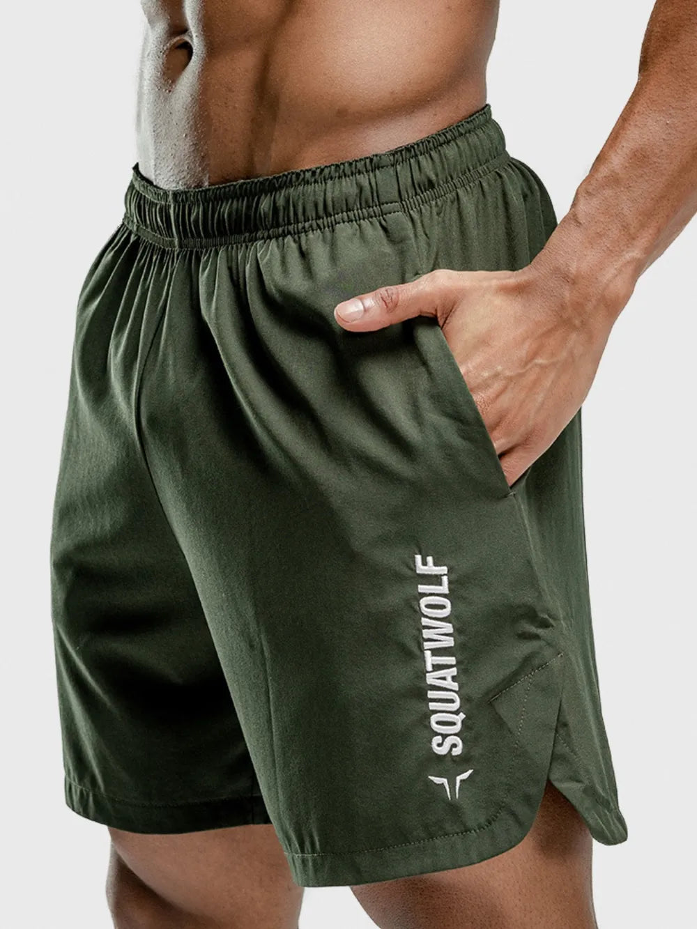 Pantalones Cortos Activos de Secado Rápido para Hombre con Cinta Ajustable