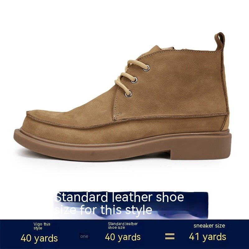 Vintage-Inspired Outdoor Zipper Work Boots - Korvel