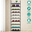 10-Tier Space-Saving Shoe Rack for 25-30 Pairs