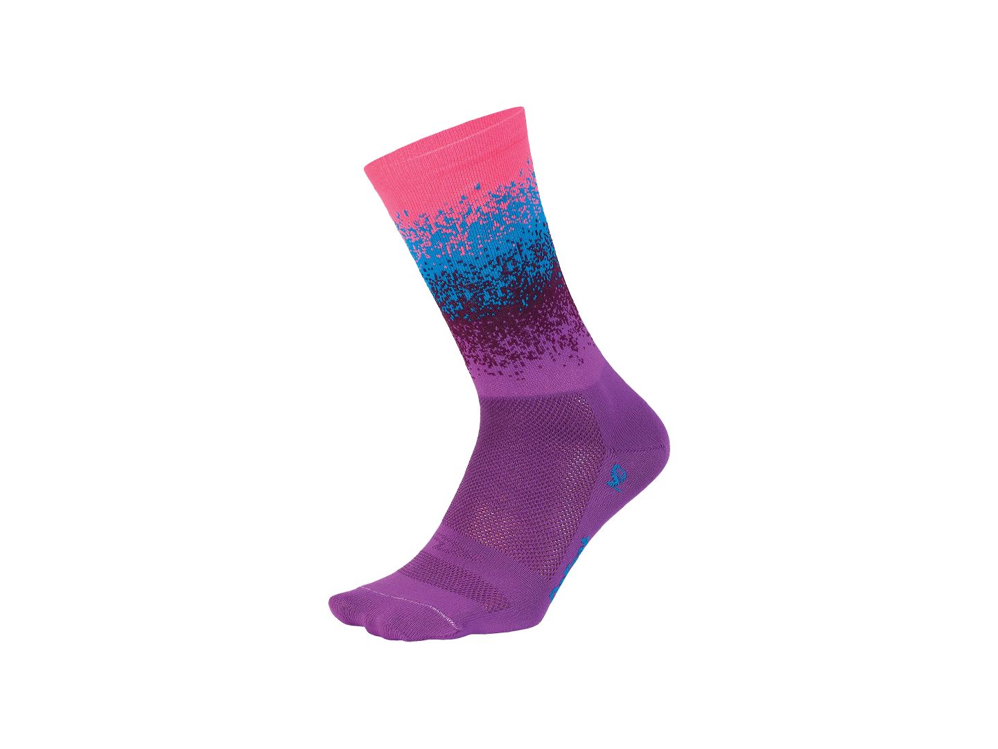Chaussettes de sport DeFeet Aireator 6" Ombre Petite Violet