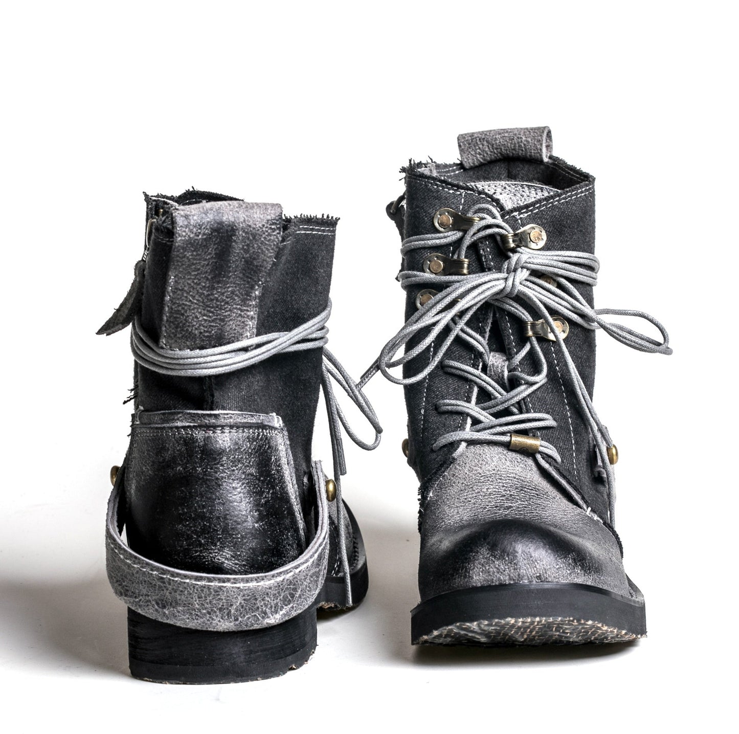 Botas Martin de Lona Vintage Japonesas para Exterior