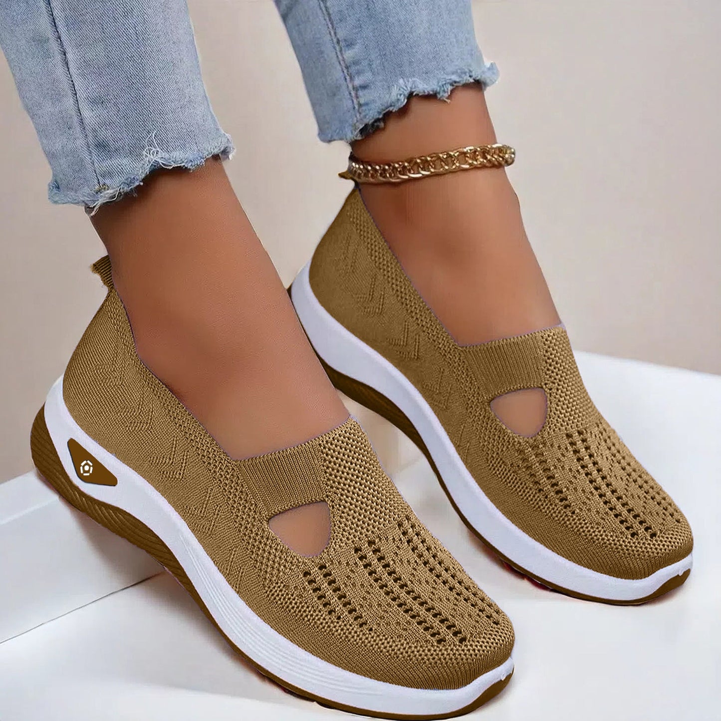 Ballerines en maille respirante pour femmes - Élégantes et confortables