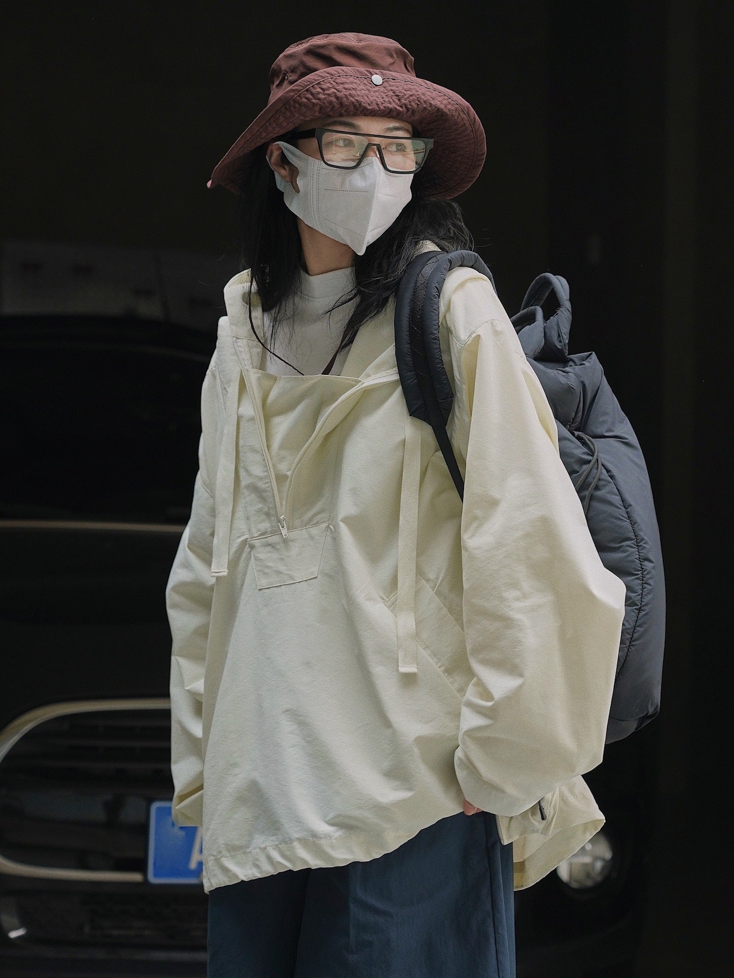 Korean Style Casual Hooded Windbreaker Jacket for Women