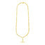 14k Yellow Gold Alternating Oval and Round Chain Necklace