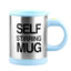 Premium Self Stirring Coffee Mug - 400ml Stainless Steel