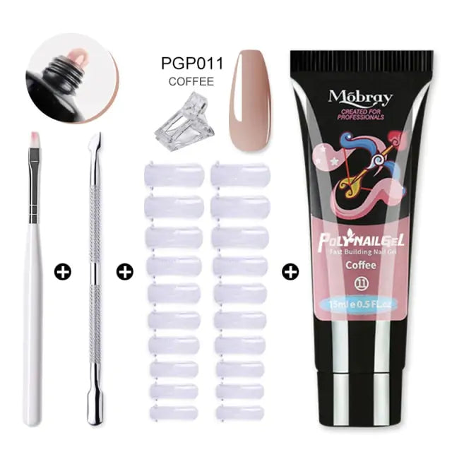 Premium Poly Nail Gel Set for Stunning Nail Art