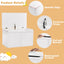 Safety Hinge Wooden Chest Organizer - White