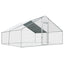 Premium 13 x 13 Feet Walk-in Chicken Coop with Waterproof Cover