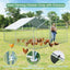 Premium 13 x 13 Feet Walk-in Chicken Coop with Waterproof Cover