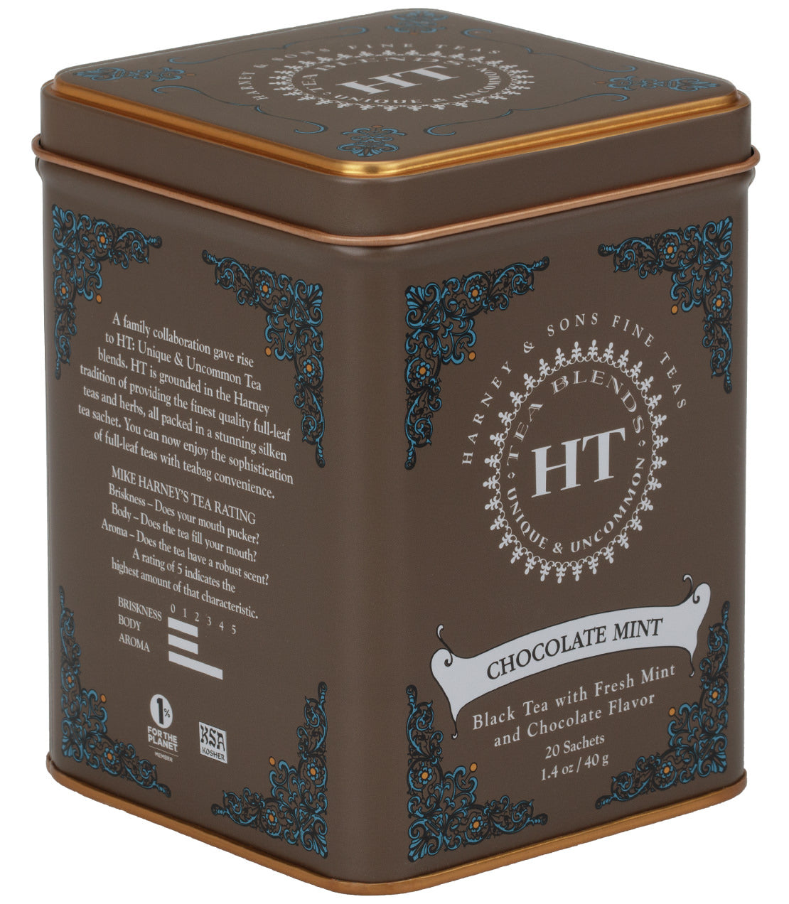 Thé au chocolat menthe - Boîte HT de 20 sachets