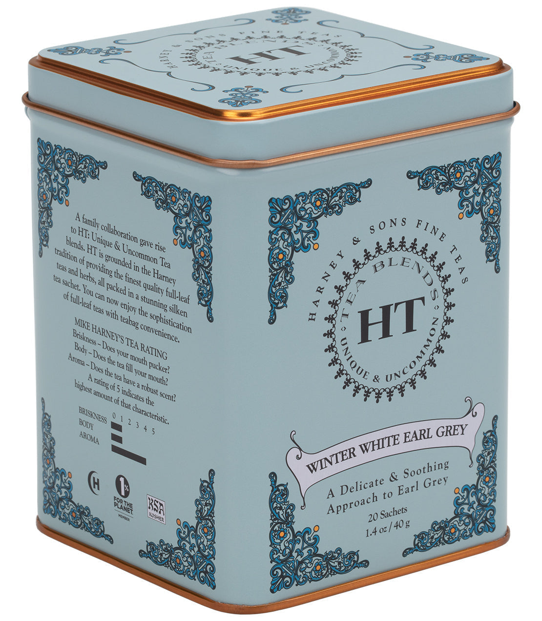 Thé Earl Grey Blanc d'Hiver - Boîte HT de 20 Sachets