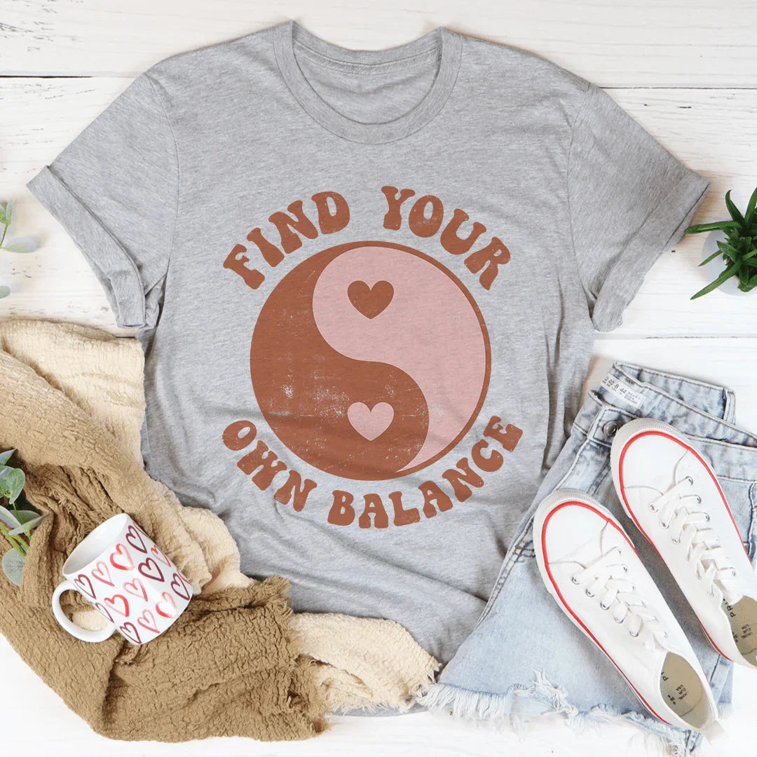 Encuentra tu propia camiseta de equilibrio