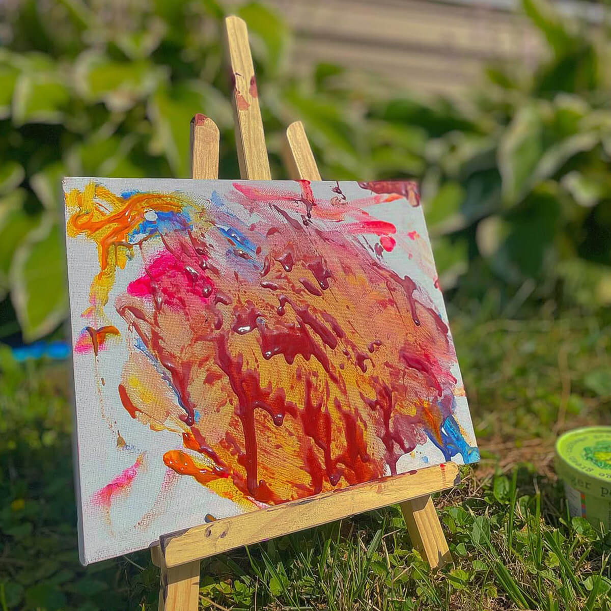 Long Lasting Non-Toxic Finger Paint for Young Artists