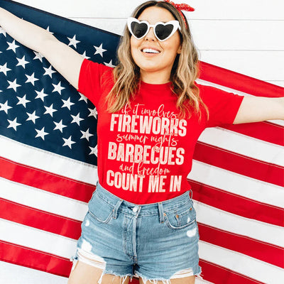 Fireworks Summer Nights BBQs & Freedom Tee - Korvel