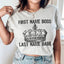 Camiseta Nombre Jefe Apellido Bebé