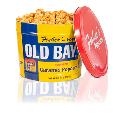 Lata de Palomitas de Caramelo OLD BAY® Sazonadas de 2 Galones