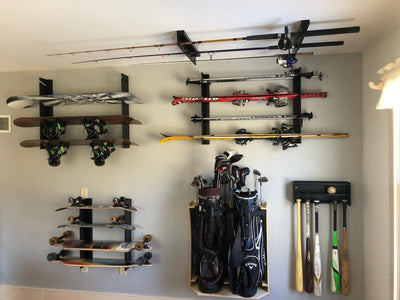 Premium Wall-Mounted Fishing Rod Rack