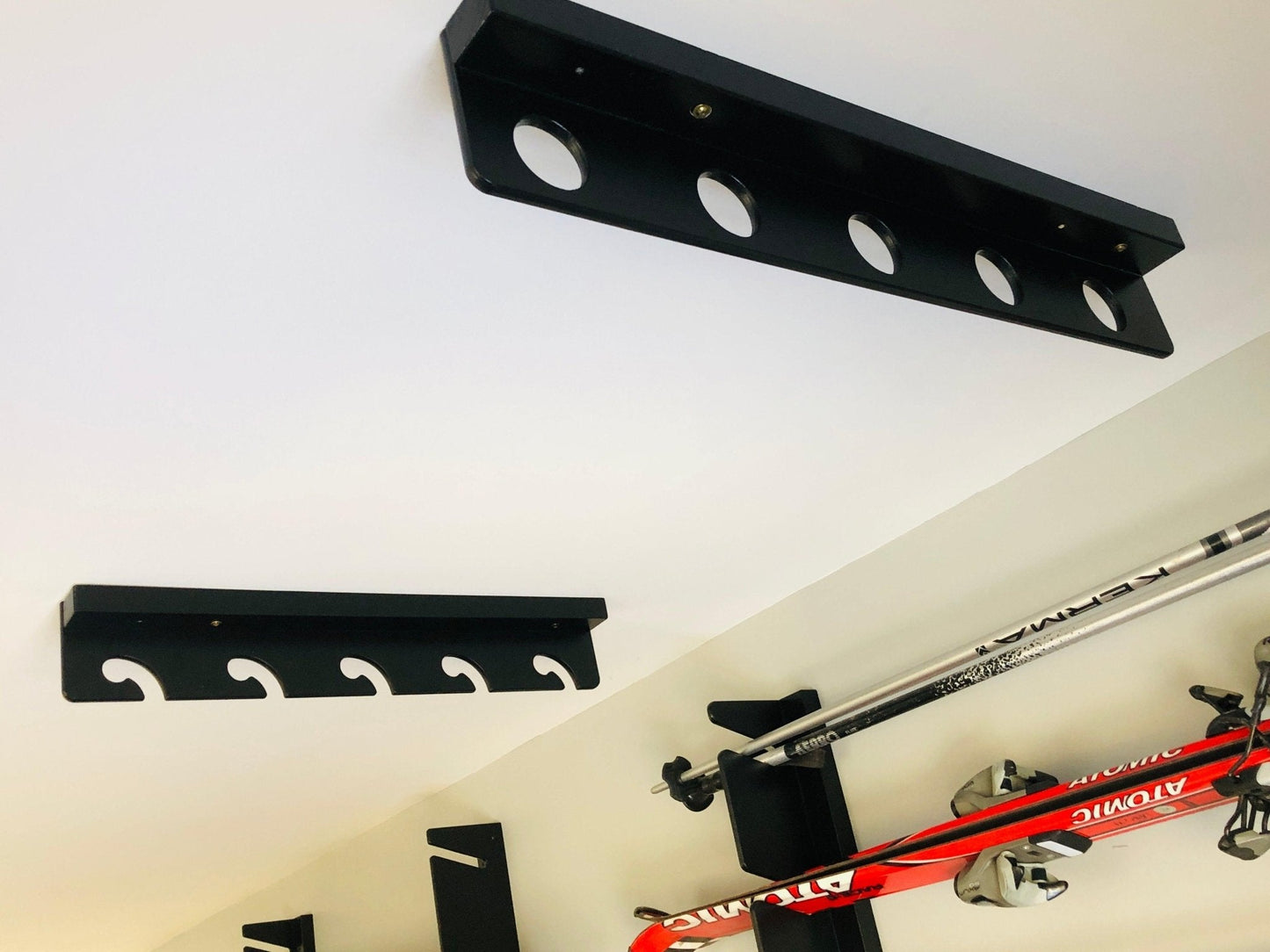 Premium Wall-Mounted Fishing Rod Rack