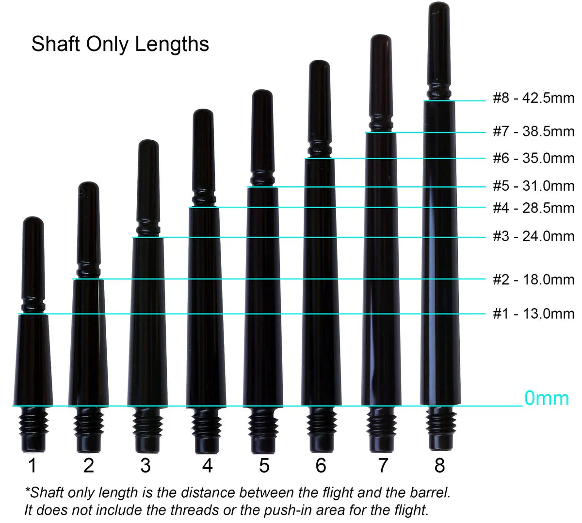 Enhanced Fit Flight Gear Hybrid Dart Shafts with Locking Mechanism - Korvel