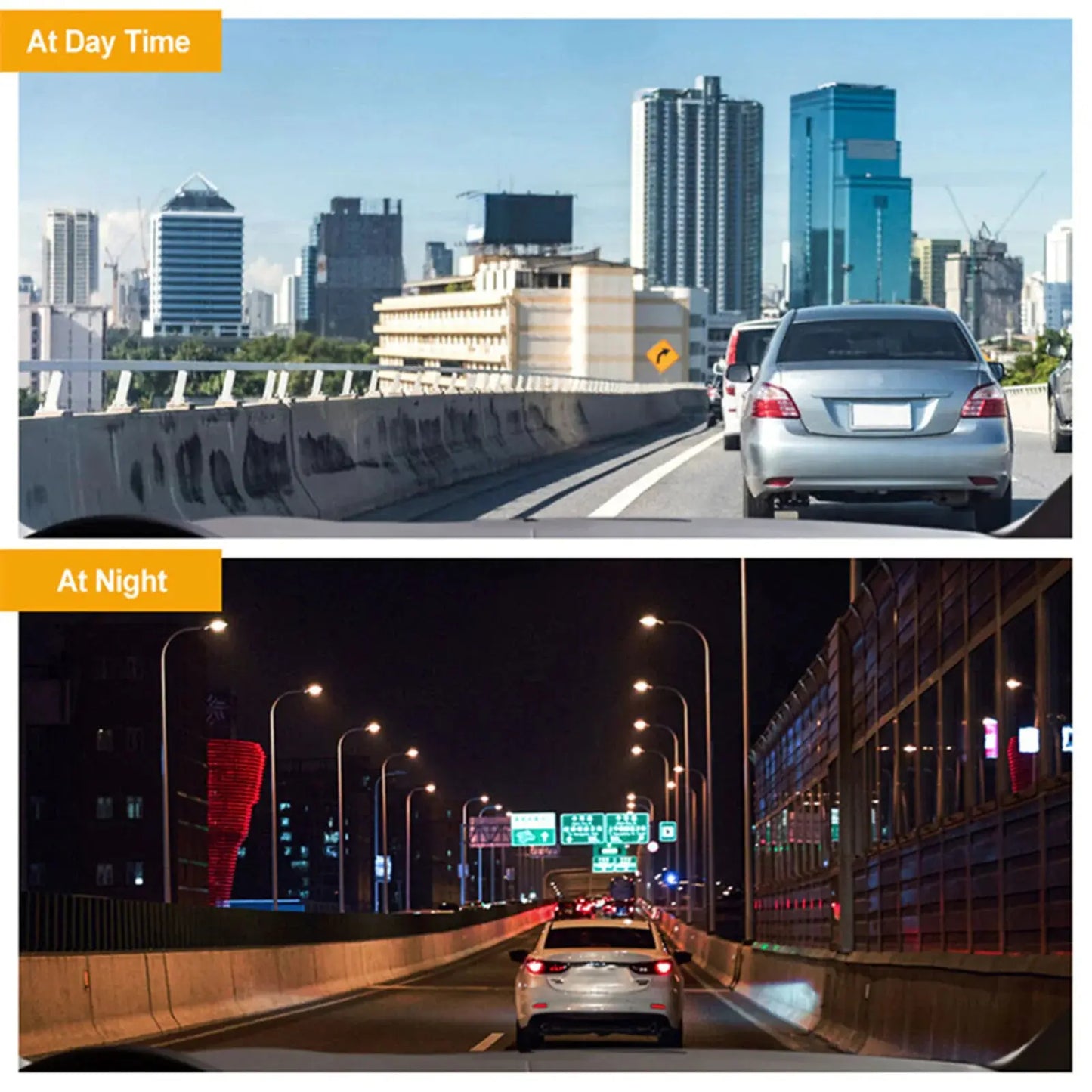 Premium Dual Lens HD 1080P Dash Cam for Comprehensive Coverage