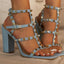 Tacones de Cadena de Cristal - Calzado Elegante y Sofisticado