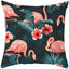 Housse de coussin élégante Flamant Rose - Décor tropical pour la maison
