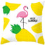 Housse de coussin élégante Flamant Rose - Décor tropical pour la maison