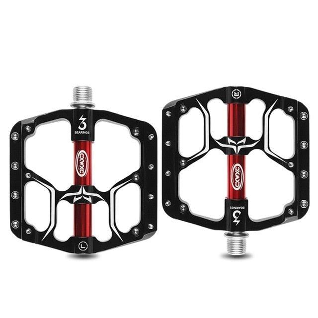 Pédales de vélo plates premium avec roulements scellés