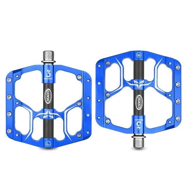 Pédales de vélo plates premium avec roulements scellés