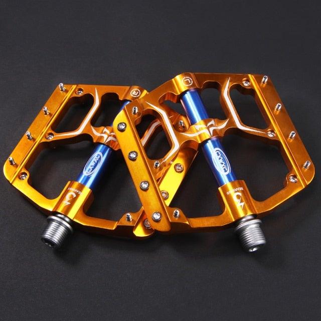 Pédales de vélo plates premium avec roulements scellés