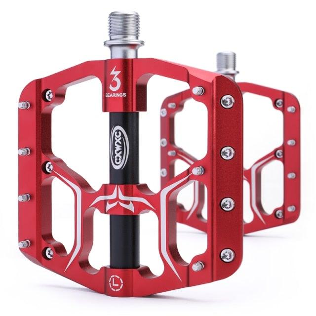 Pédales de vélo plates premium avec roulements scellés