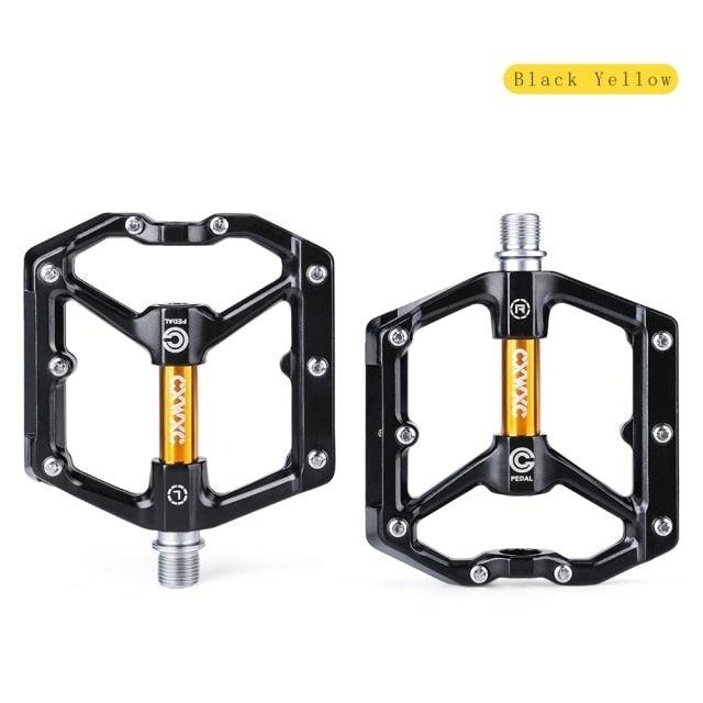 Pédales de vélo plates premium avec roulements scellés