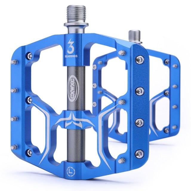 Pédales de vélo plates premium avec roulements scellés