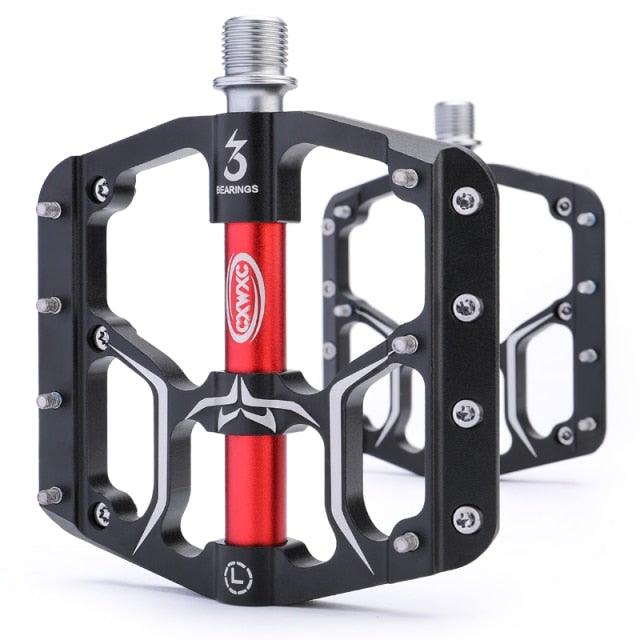 Pédales de vélo plates premium avec roulements scellés