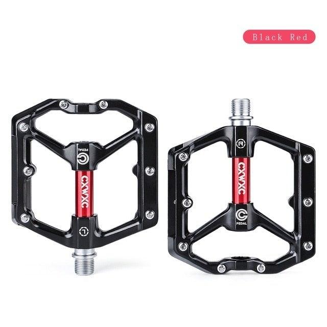 Pédales de vélo plates premium avec roulements scellés