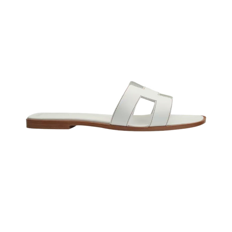 Flat bottomed beach sandals are fashionable casual lightweight and can be worn as a single drag - Korvel