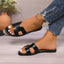 Sandales plates pour femmes à la mode