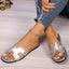 Sandales plates pour femmes à la mode