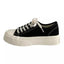 Women's Vintage Casual Flat White Sneakers