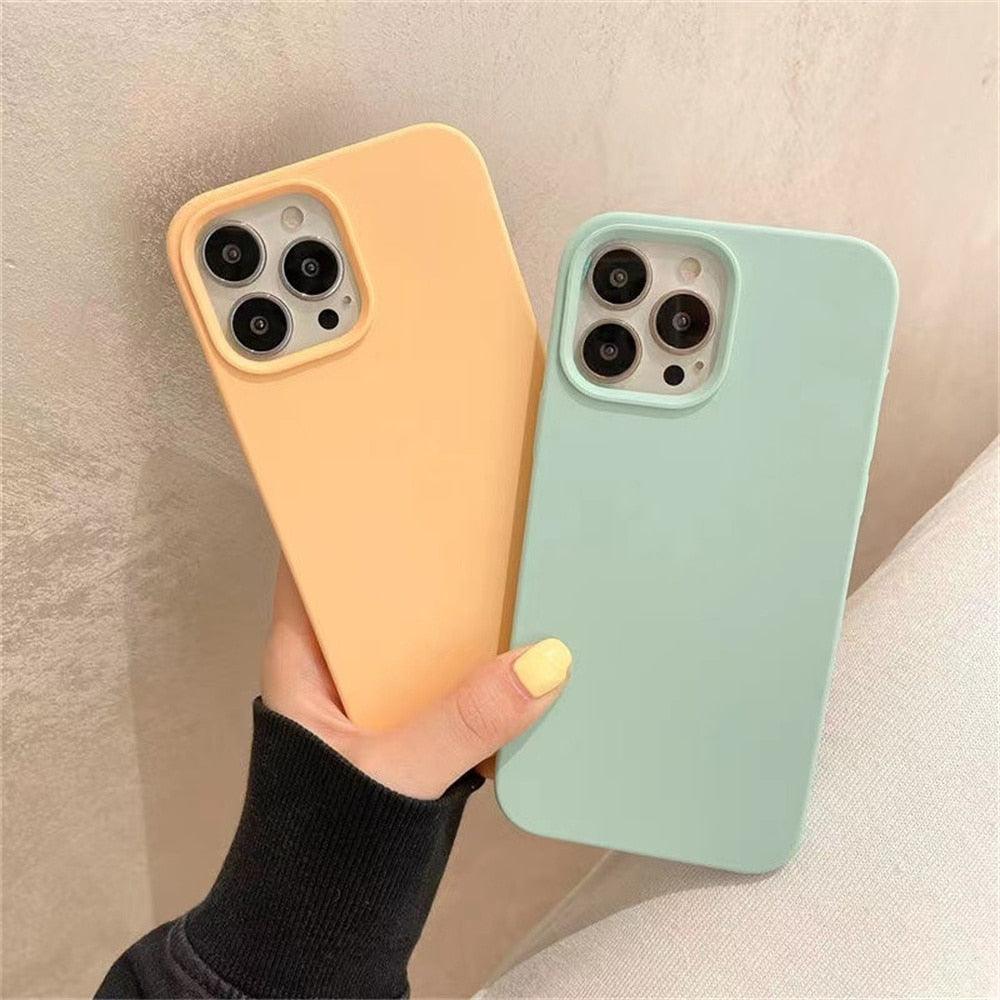 Coque Bumper en Silicone Flexible Premium pour iPhone