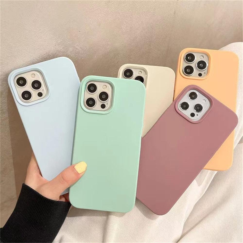 Coque Bumper en Silicone Flexible Premium pour iPhone
