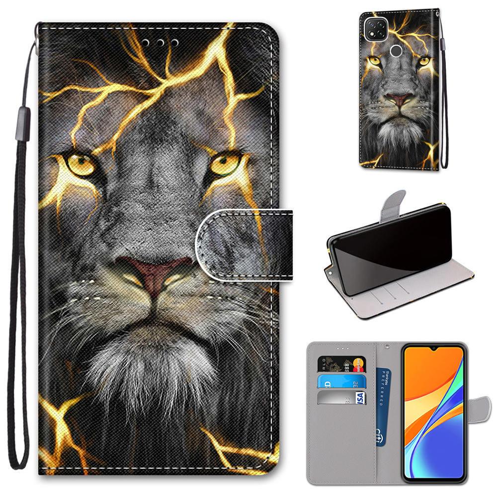 Premium Flip Case for Xiaomi Redmi 9 Series - Stylish Leather Wallet with Stand Function - Korvel
