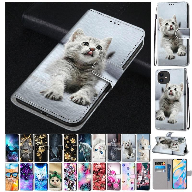 Premium Flip Case for Xiaomi Redmi 9 Series - Stylish Leather Wallet with Stand Function - Korvel