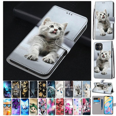 Premium Flip Case for Xiaomi Redmi 9 Series - Stylish Leather Wallet with Stand Function - Korvel