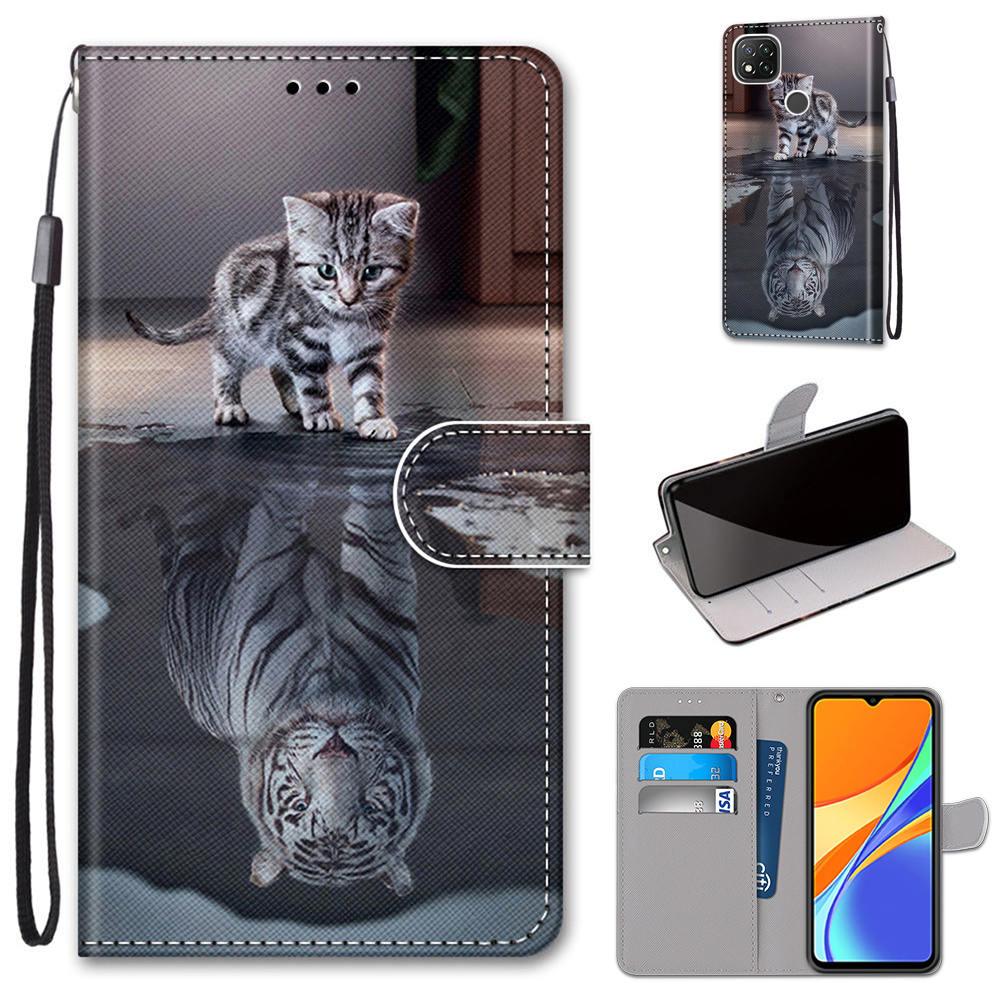 Premium Flip Case for Xiaomi Redmi 9 Series - Stylish Leather Wallet with Stand Function - Korvel