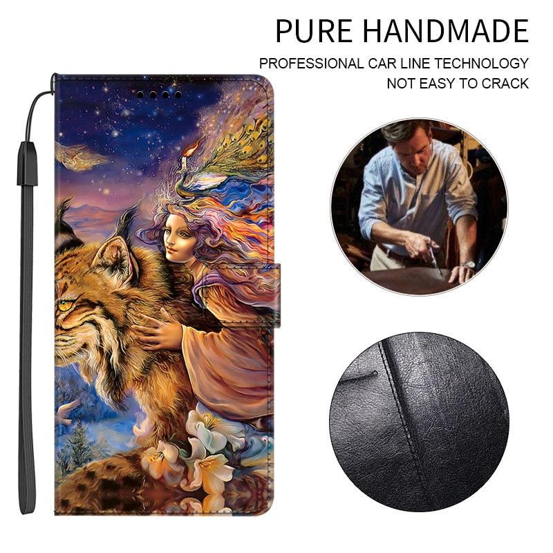 Coque en cuir flip premium pour la série Xiaomi Redmi Note 11