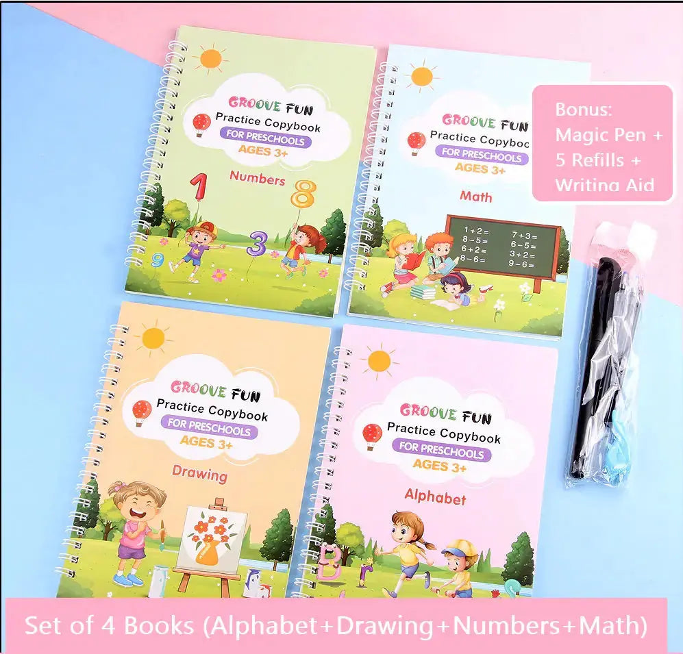 BrightChild™ Cahier Réutilisable pour Enfants