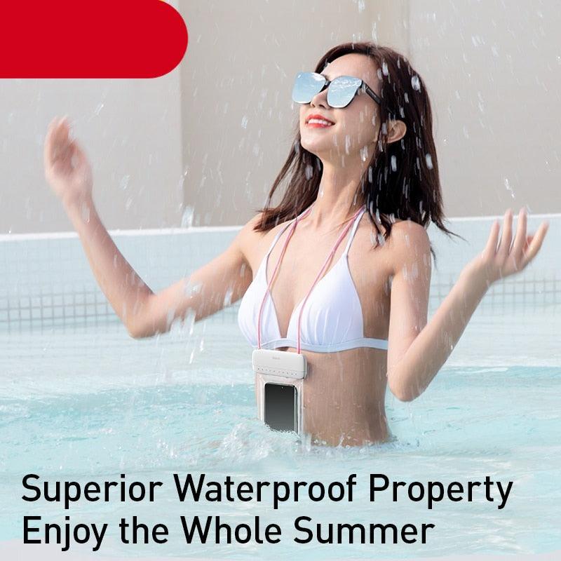 Housse de Téléphone Mobile Étanche pour la Natation et la Plongée