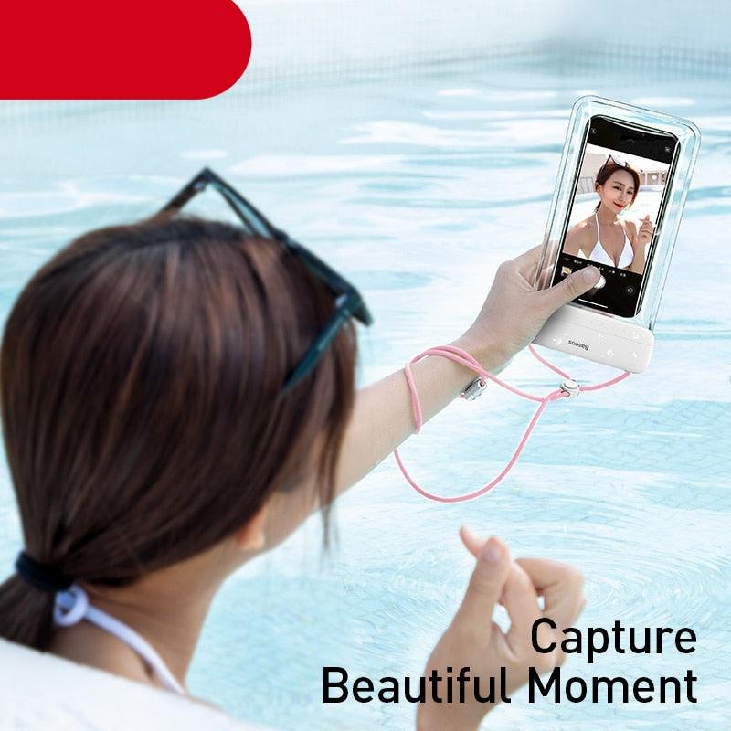 Housse de Téléphone Mobile Étanche pour la Natation et la Plongée
